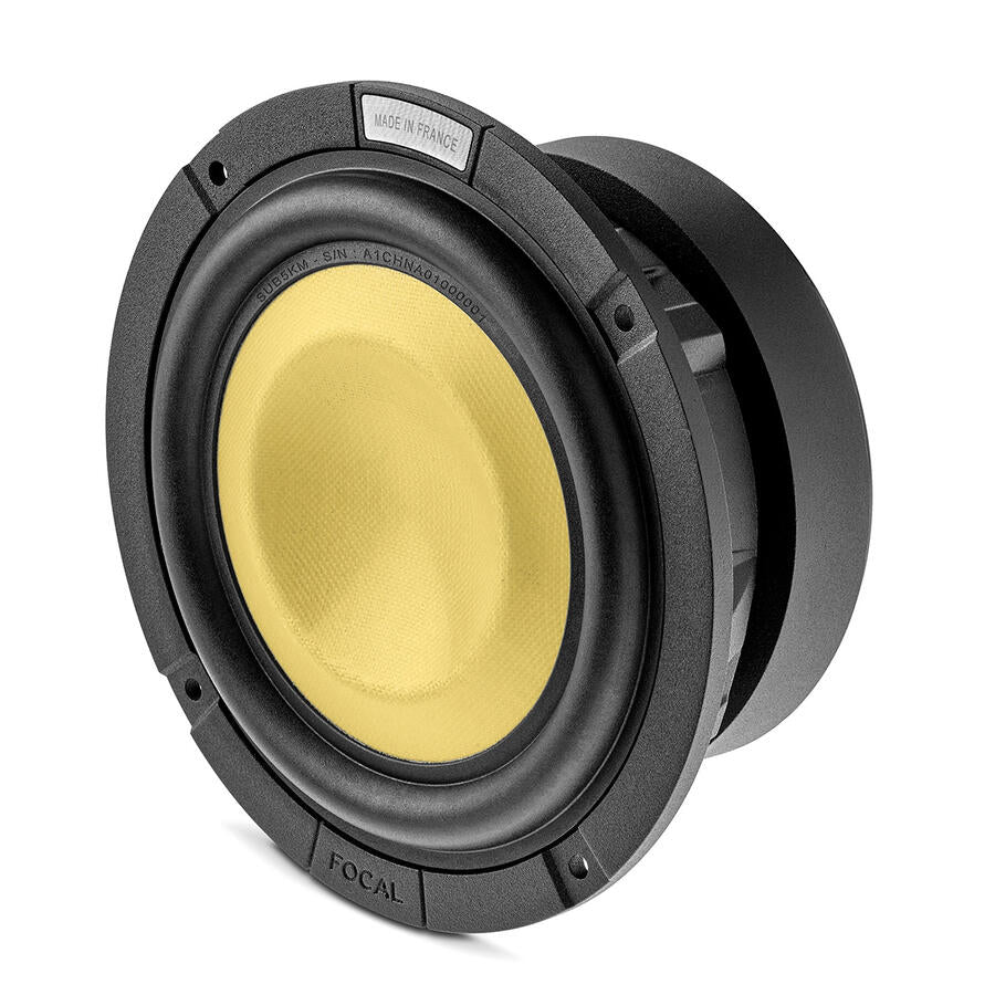 Focal SUB 5 KM – detaliu al membranei K2 Sandwich cu profil „M”