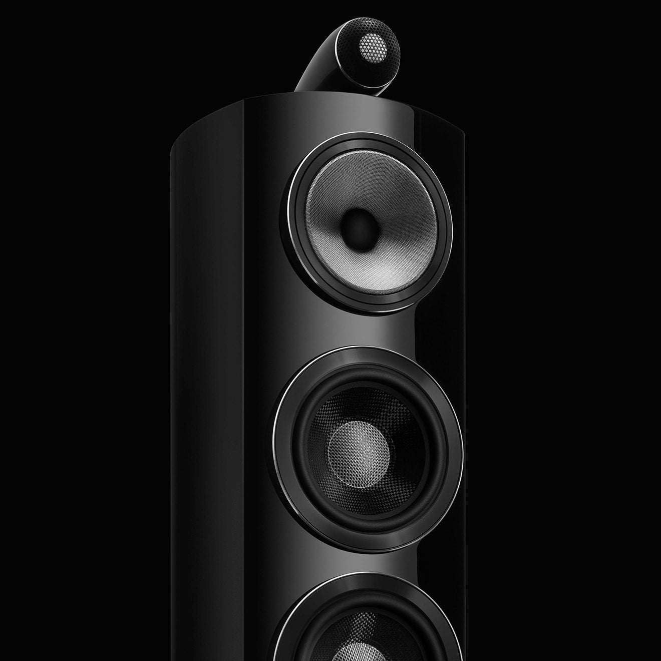 Bowers & Wilkins 804 D3 – detaliu al ansamblului de difuzoare