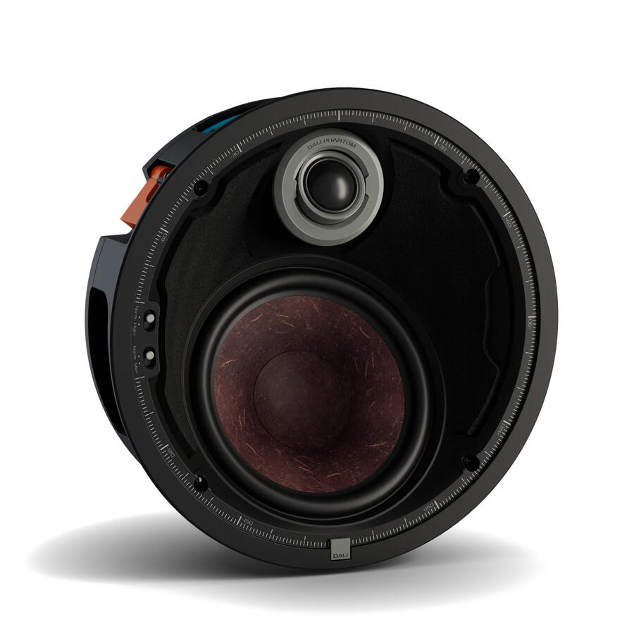 DALI Phantom IC M-80 A boxă încastrabilă în tavan, vedere frontală cu grilă magnetică