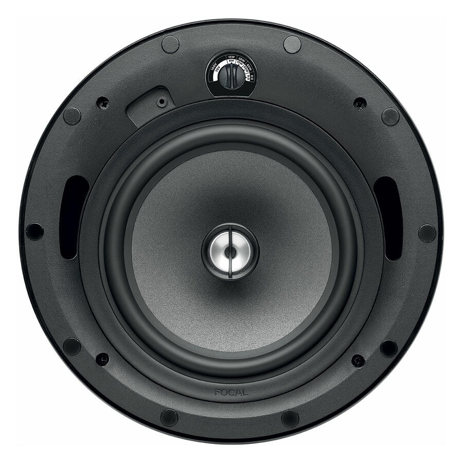 Focal 100 IC8-T UL - vedere laterală cu carcasa posterioară din oțel și adâncimea de montaj