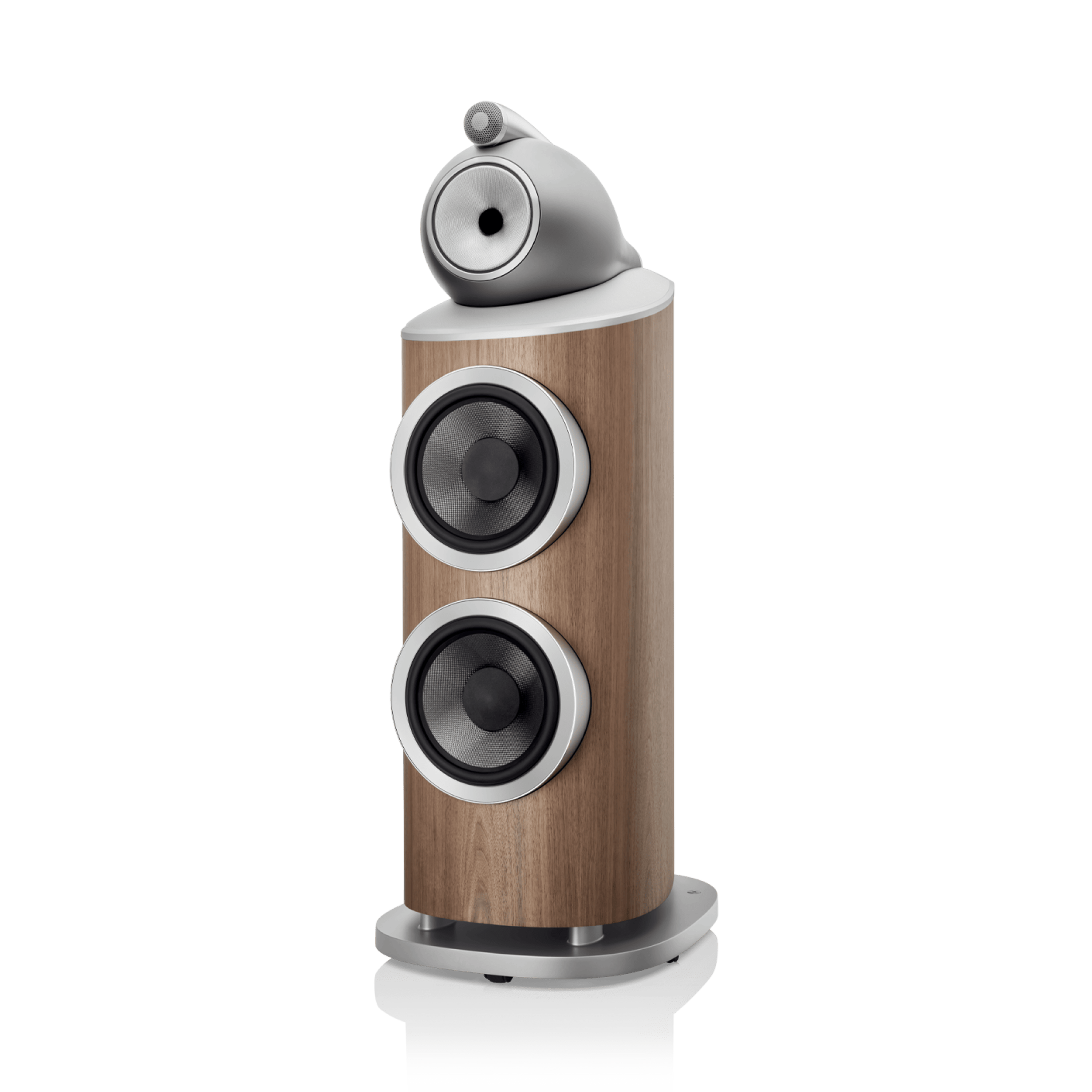 Bowers & Wilkins 801 D4 Boxe de podea - Pereche Satin Walnut, imagine oficiala 1.