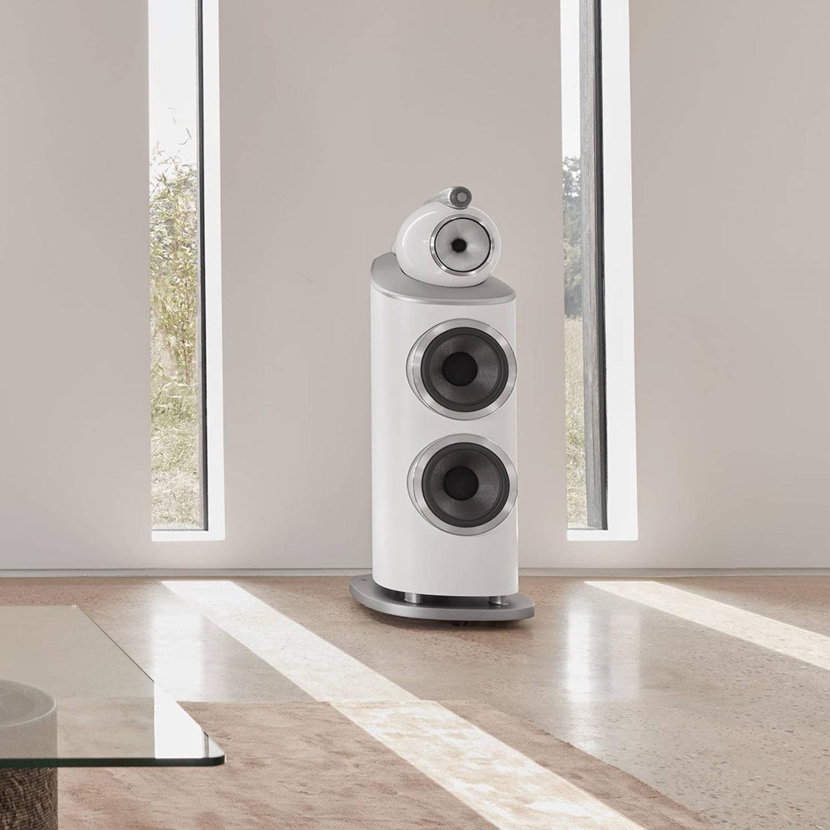 Bowers & Wilkins 801 D4 Boxe de podea - Pereche White, imagine oficiala 5.