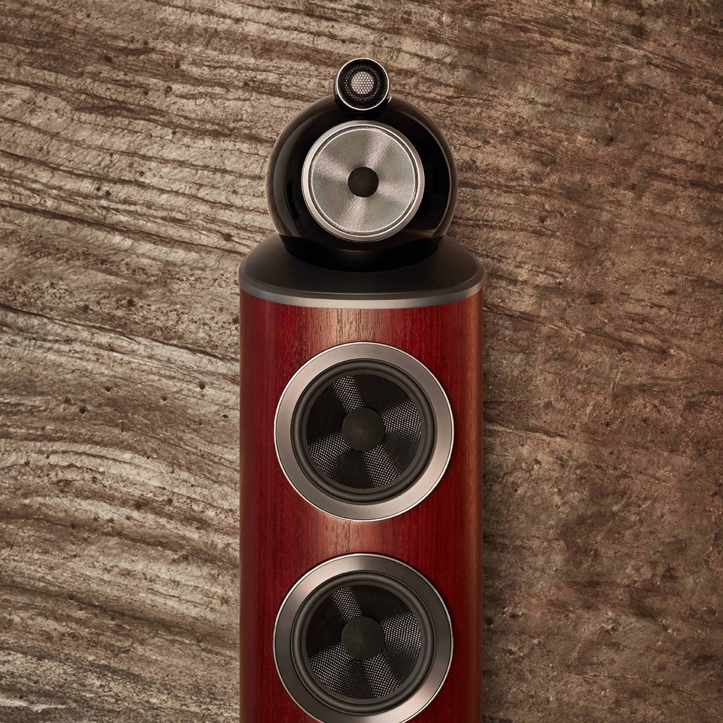 Bowers & Wilkins 803 D4 Boxe de podea - Pereche Satin Rosenut, imagine oficiala 5.