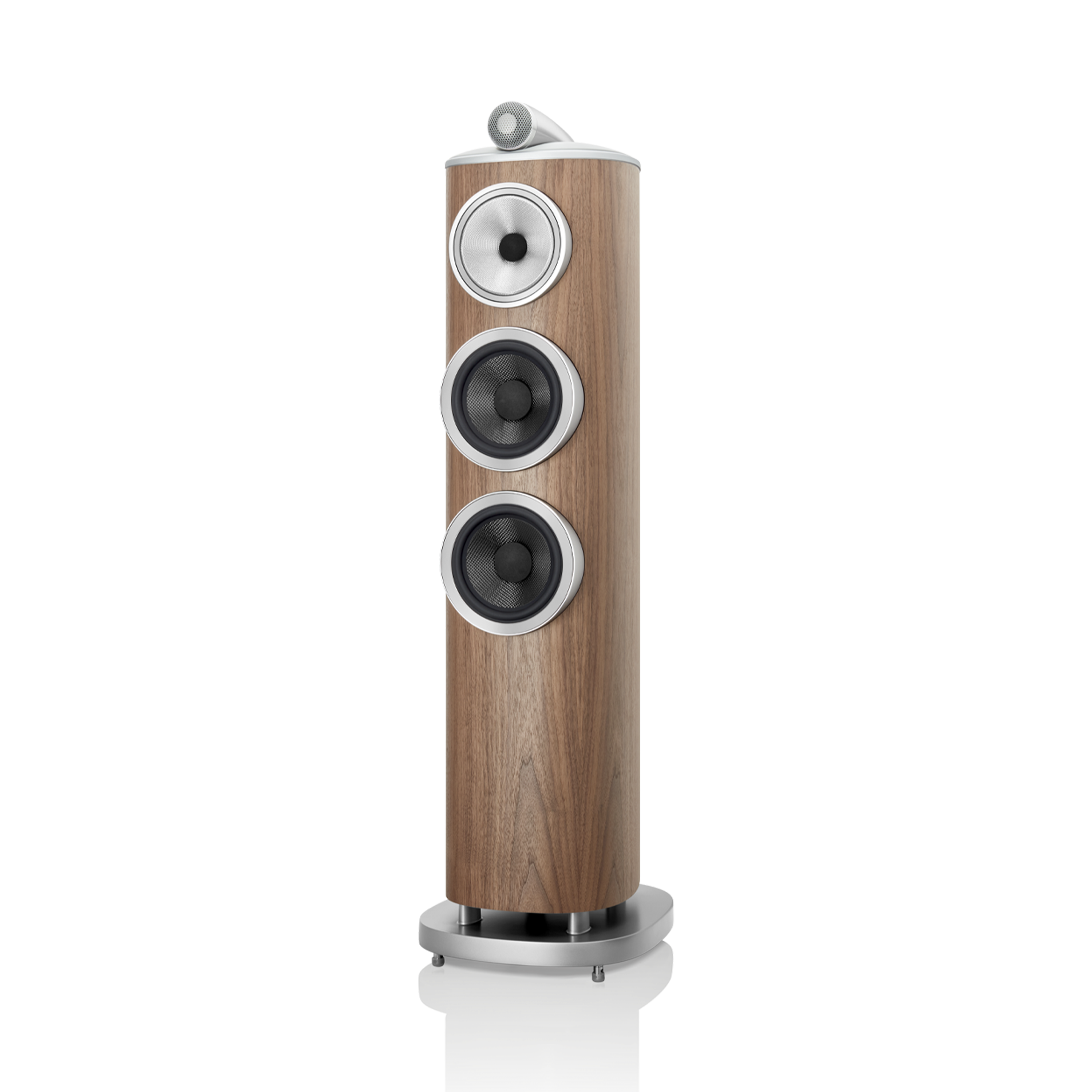 Bowers & Wilkins 804 D4 Boxe de podea - Pereche Satin Walnut, imagine oficiala 1.