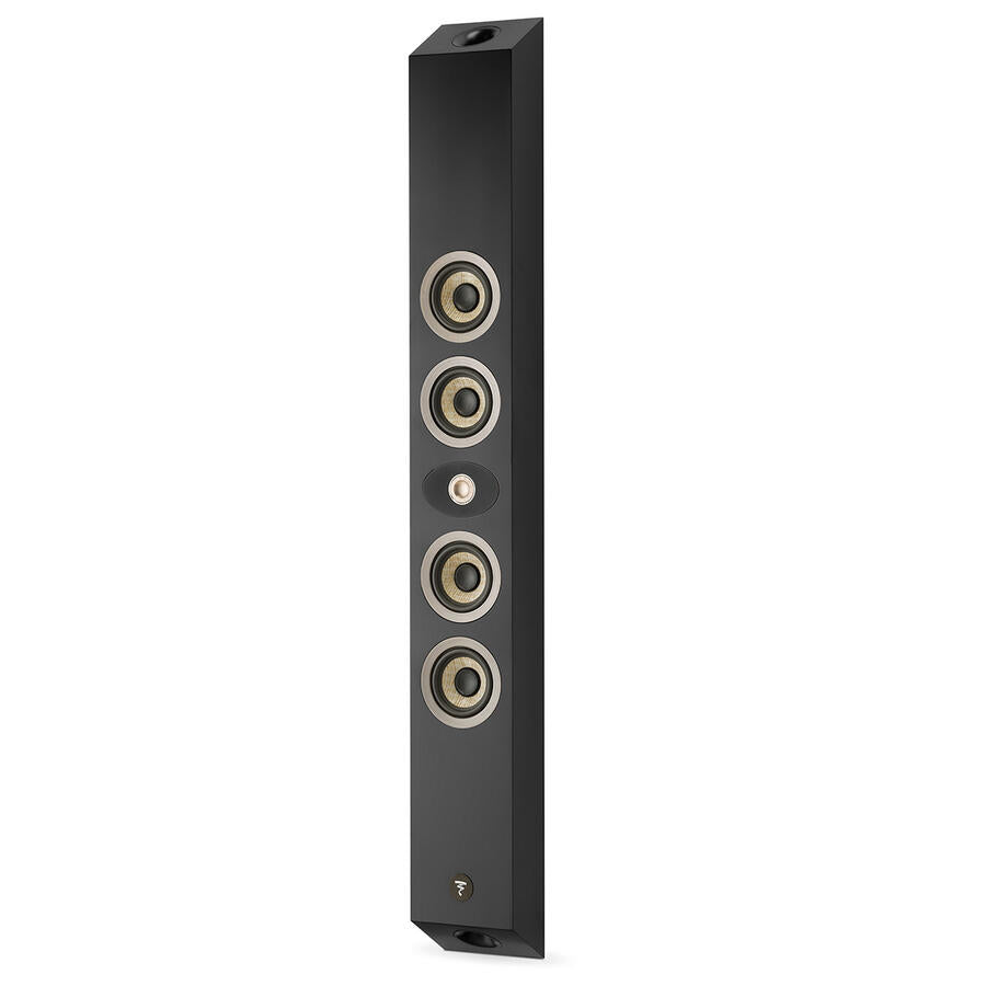 Focal On Wall 302 - boxă aparentă de perete alungită, cu grilă, vedere frontală