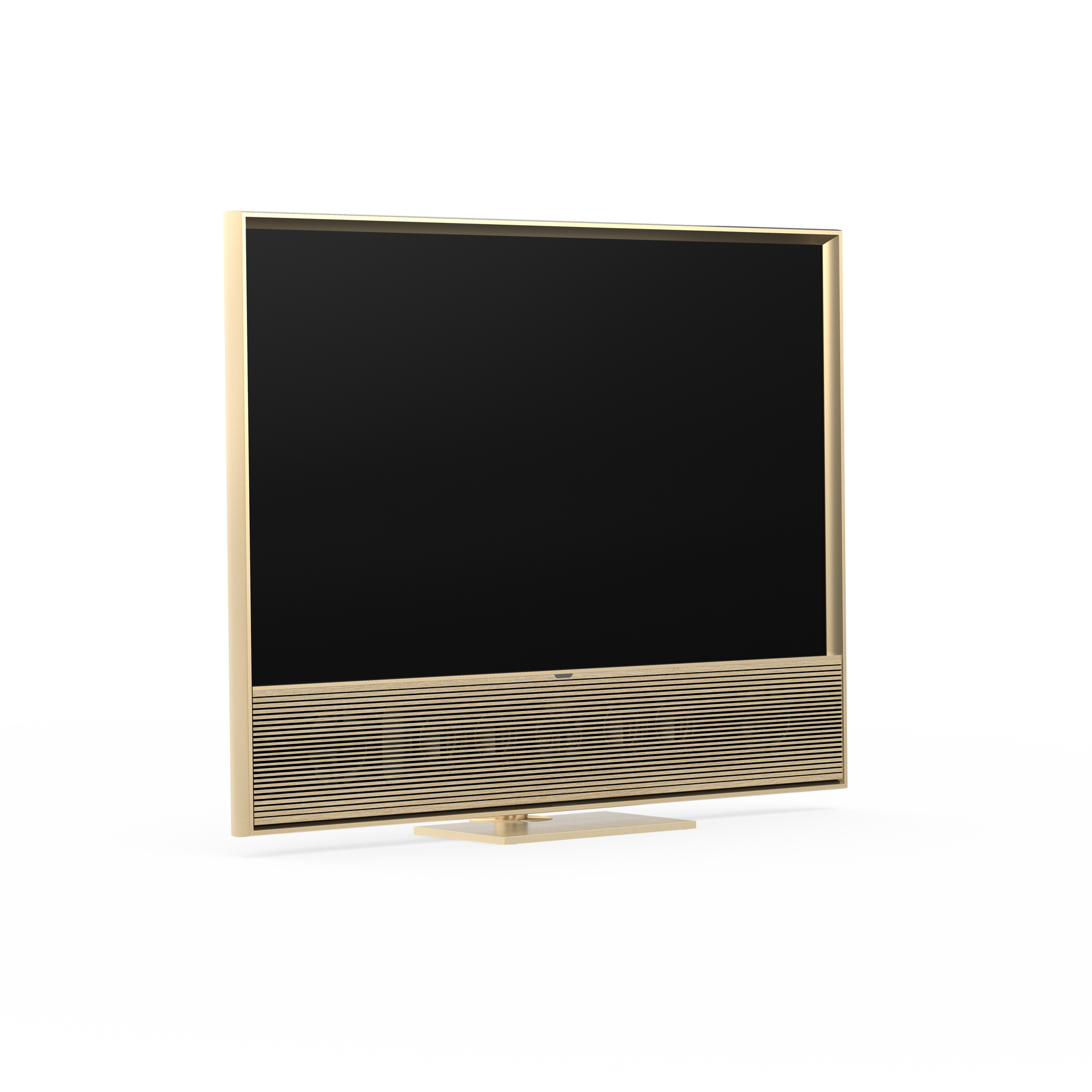 Bang & Olufsen Beovision Contour 48 Televizor OLED și soundbar Light Oak / Gold Tone, imagine oficială 1.
