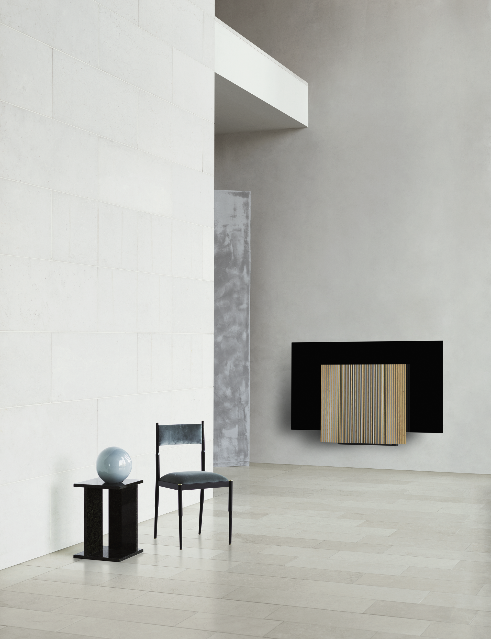 Bang & Olufsen Beovision Harmony 65 – detaliu al sistemului audio integrat