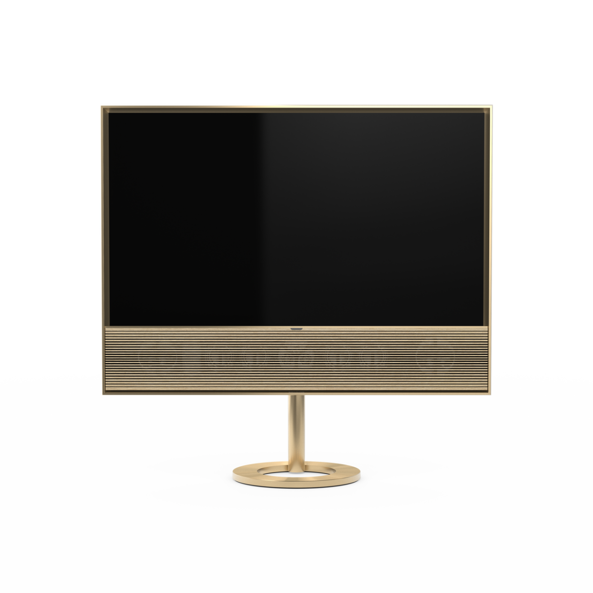 Bang & Olufsen Beovision Contour 55 Televizor OLED și soundbar Light Oak / Gold Tone, imagine oficială 1.#color_light-oak-gold-tone