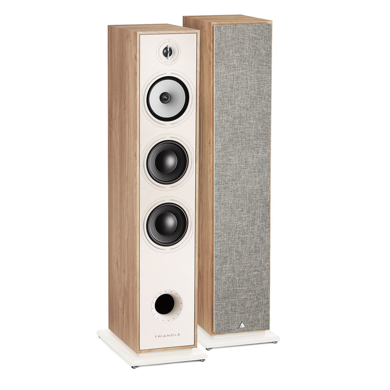 Triangle Borea BR08 Boxe de podea - Pereche Light Oak, imagine oficială.