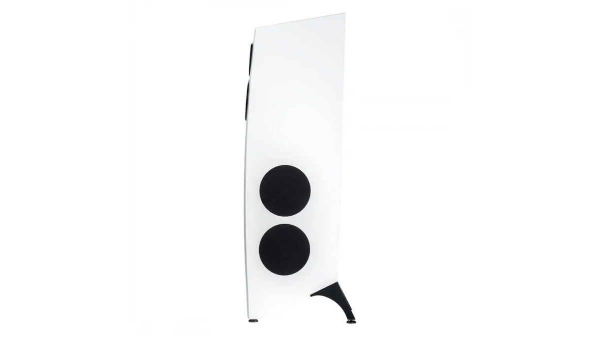 Elac Concentro S 509 Boxe de podea - Pereche, finisaj White, vedere laterală.