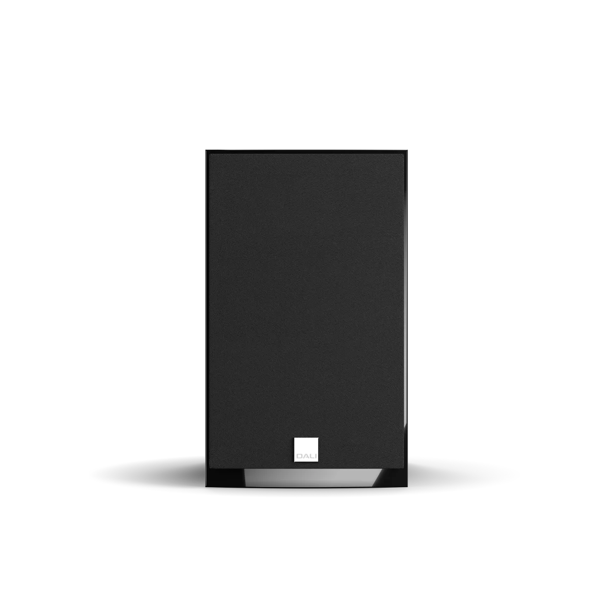 Boxa Dali MENUET, vedere frontală, culoare neagră, cu grilaj frontal vizibil, optimizată pentru home theater.