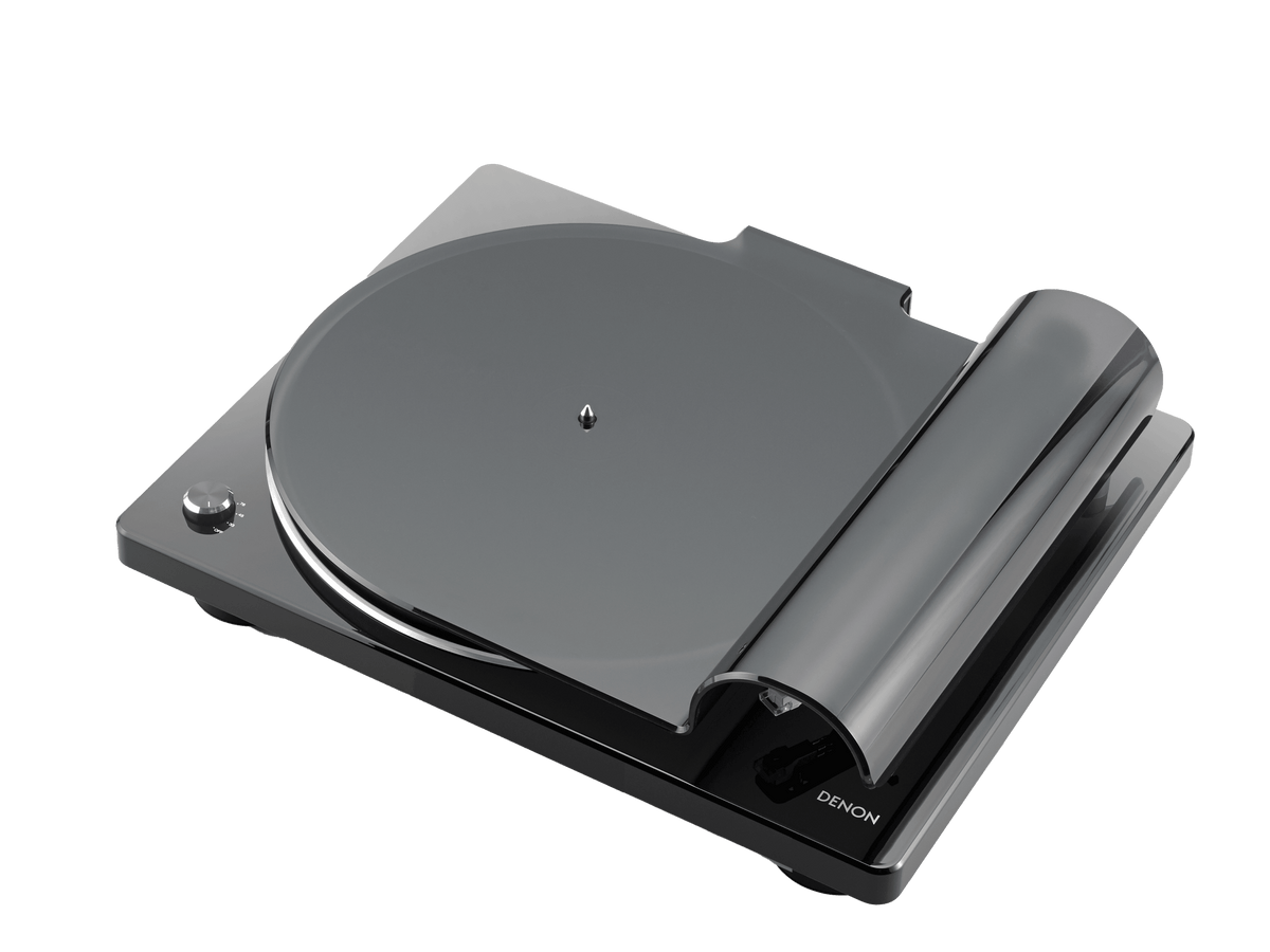 Denon DP-300F Pick-Up Black, imagine oficială.