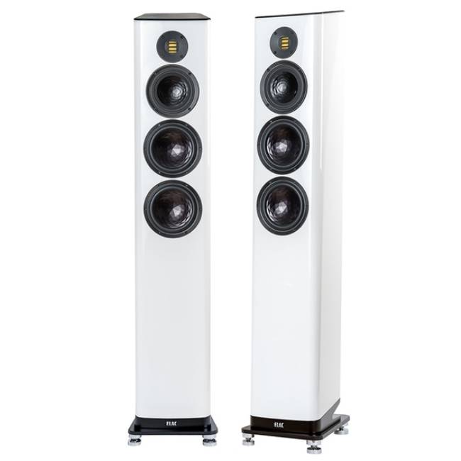 Elac Vela FS 409.2 Boxe de podea - Pereche White, imagine oficială.