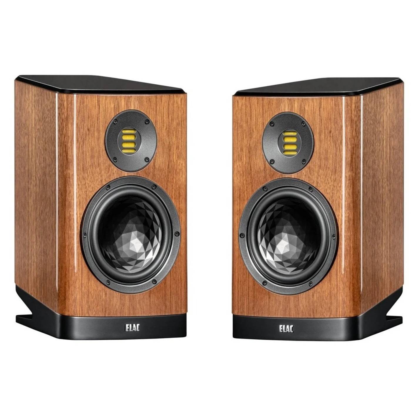 Elac Vela BS 404.2 Boxe de raft - Pereche Walnut, imagine oficială.