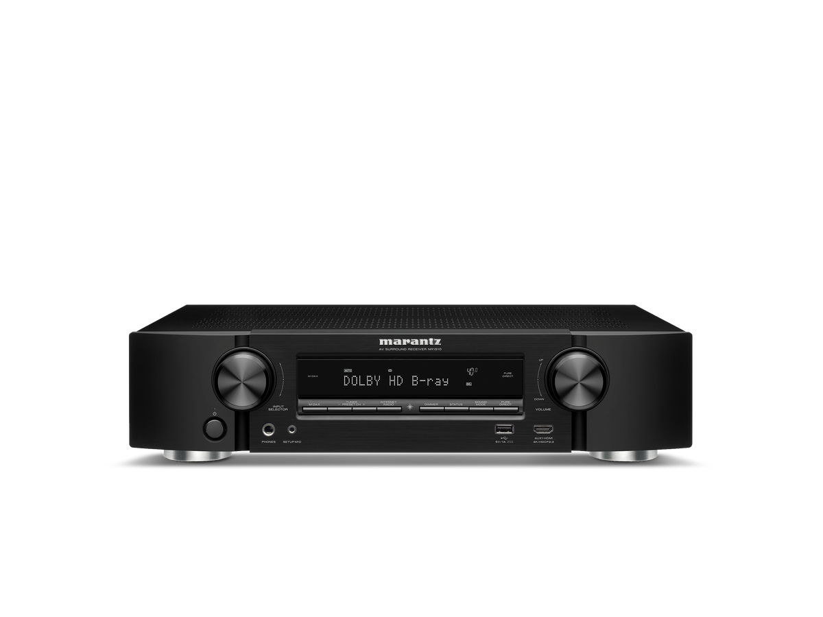 Marantz NR1510 Receiver AV Black, imagine oficială.