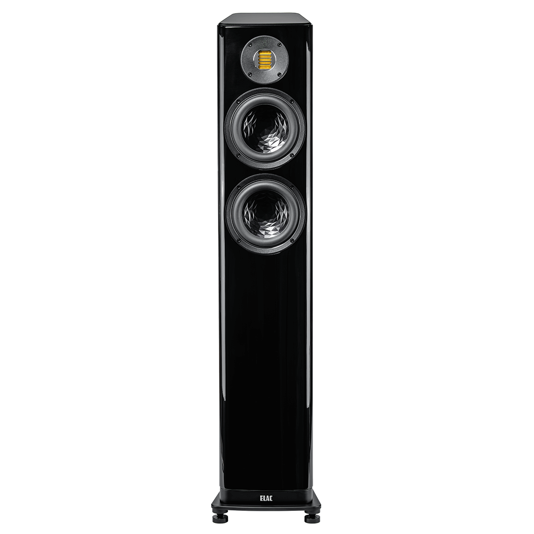 Elac Vela FS 407.2 Boxe de podea - Pereche Black, imagine oficială.
