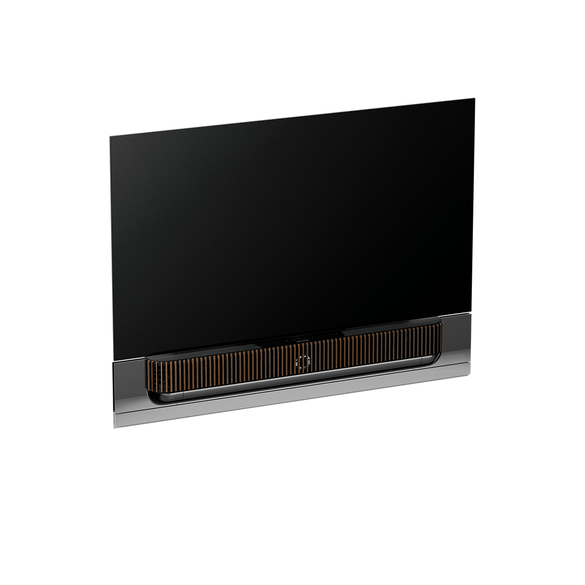Bang & Olufsen Beosound Theatre 65 TV și soundbar - Perete motorizat - imagine oficială Bang & Olufsen 1