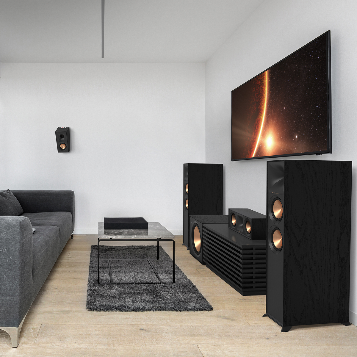Klipsch R-605FA Boxe de podea Dolby Atmos - Pereche, imagine oficială.