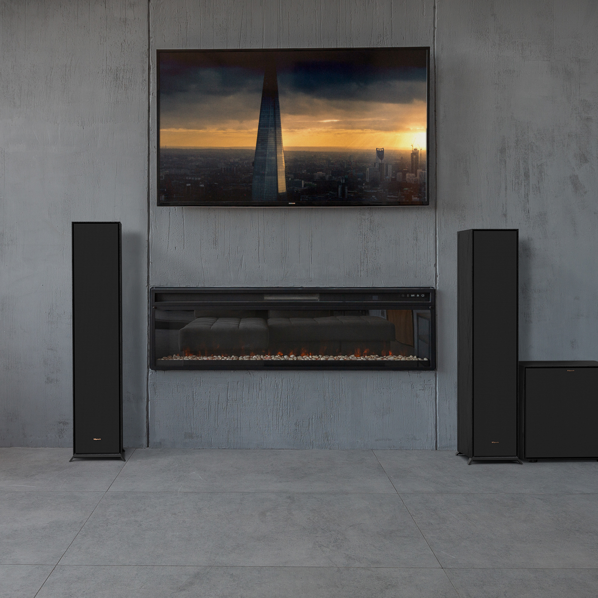 Klipsch R-605FA Boxe de podea Dolby Atmos - Pereche, imagine oficială.