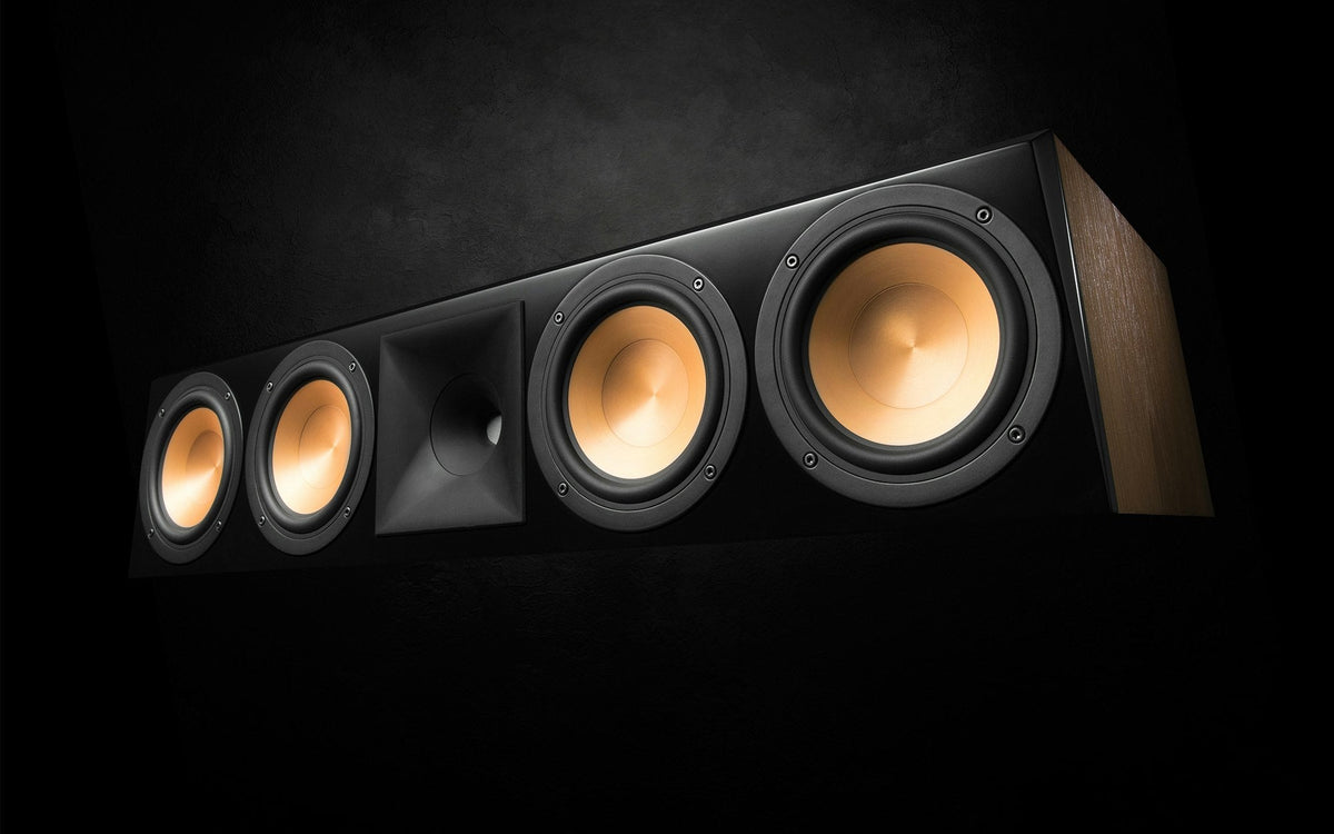 Klipsch RC-64 III Boxă centru, finisaj Black, detaliu difuzoare.
