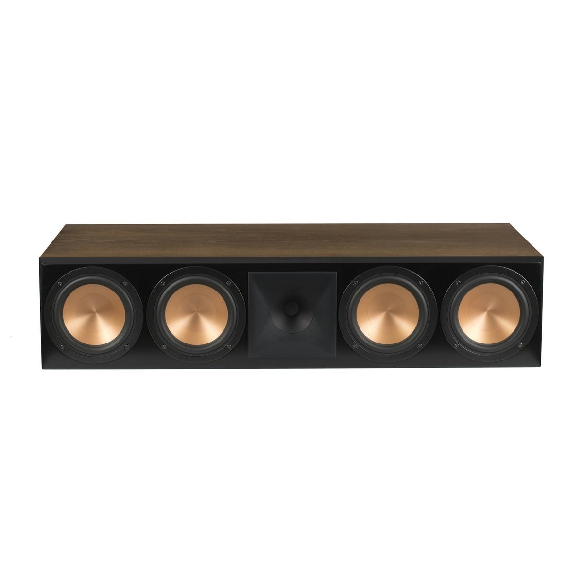 Klipsch RC-64 III Boxă centru, finisaj Walnut, vedere frontală.