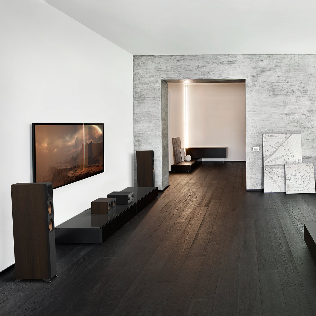Klipsch RP-5000F II Boxe de podea - Pereche, finisaj Ebony, imagine oficială.