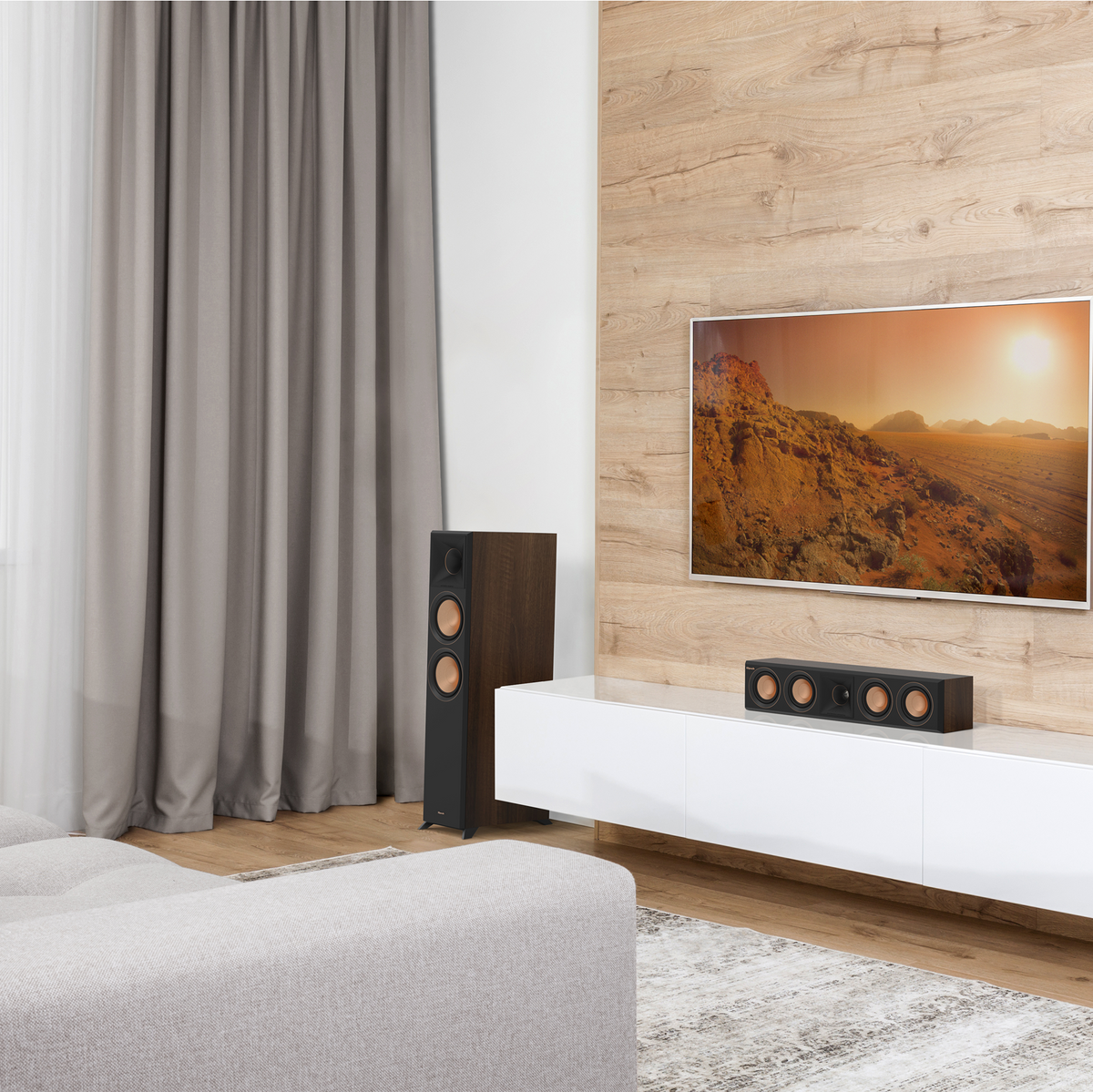 Klipsch RP-6000F II Boxe de podea - Pereche, finisaj Ebony, imagine oficială.