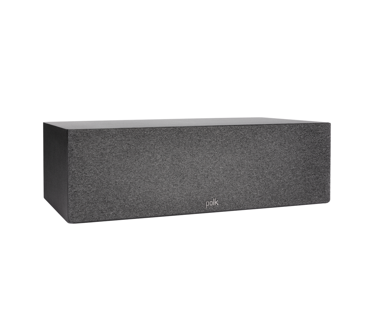 Polk Audio Reserve R400 Boxe Centru, unghi dreapta, culoare neagră, grilaj frontal vizibil.