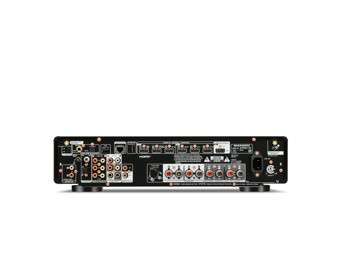 Marantz Stereo 70s Receiver 2.2 Black, imagine oficială.