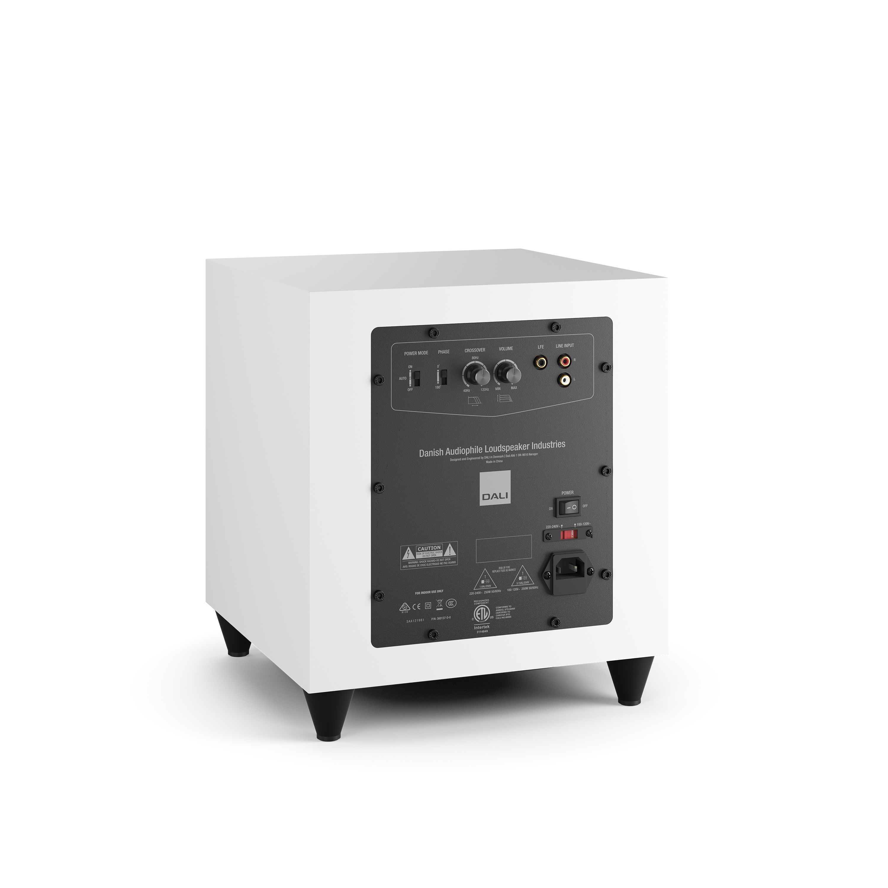 Dali SUB C-8 D Subwoofer White, imagine oficială.