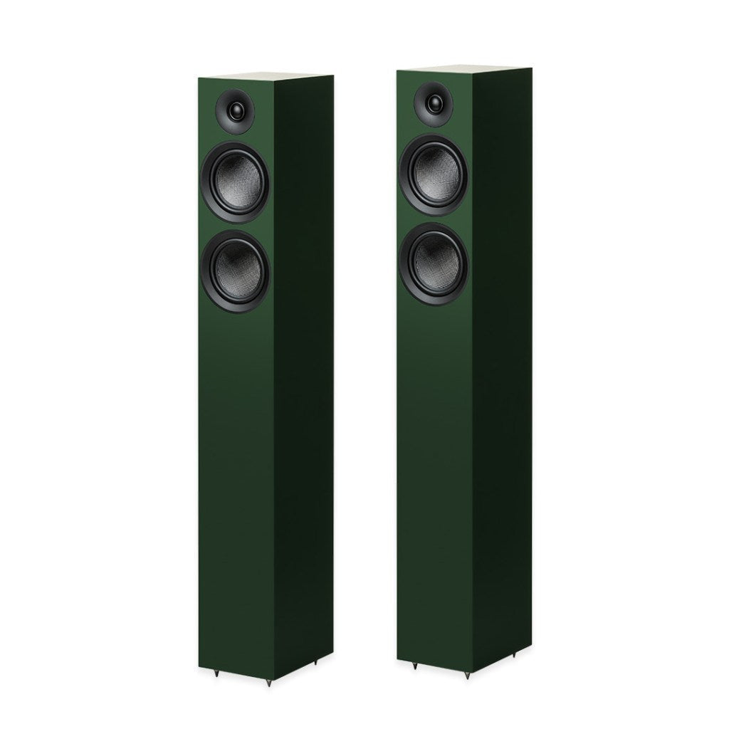Pro-Ject Speaker Box 12 E Carbon Boxe de podea - Pereche, finisaj Satin Fir Green, imagine oficială.