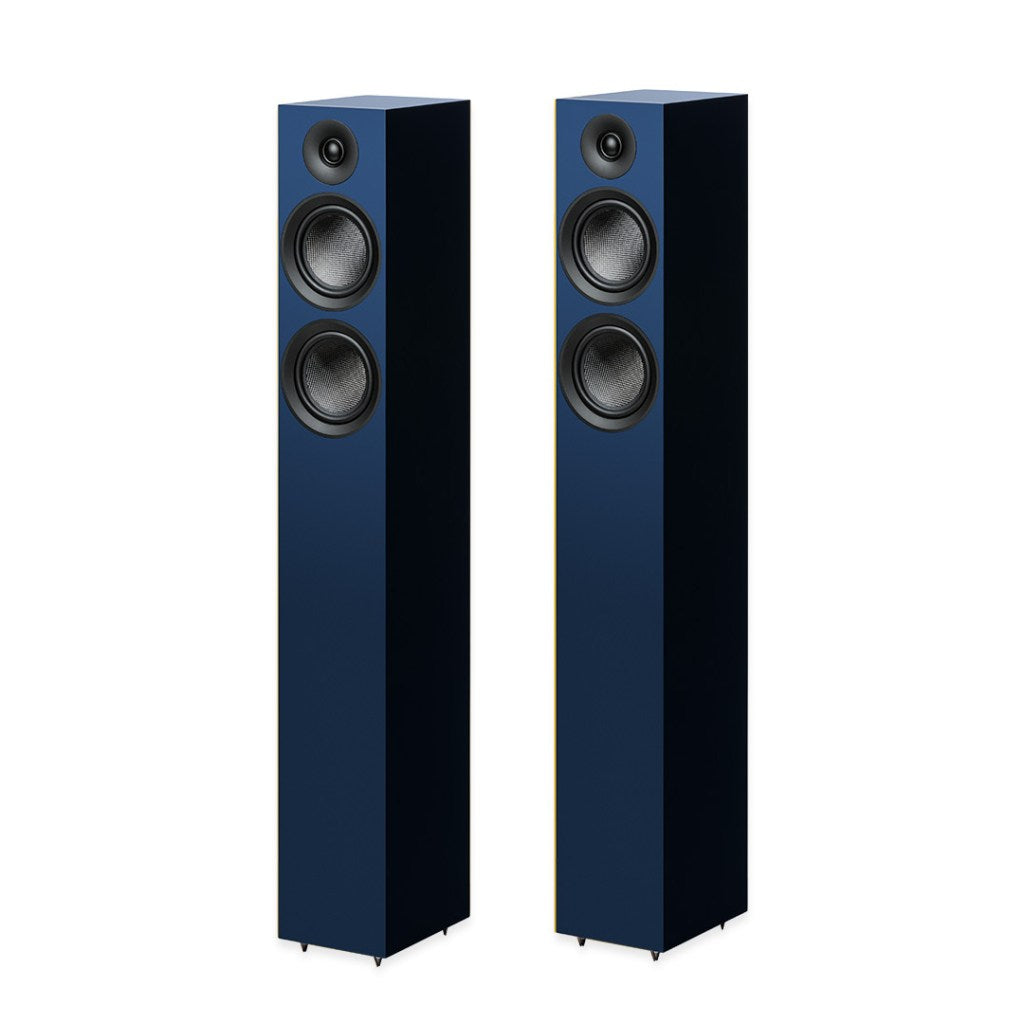 Pro-Ject Speaker Box 12 E Carbon Boxe de podea - Pereche, finisaj Satin Steel Blue, imagine oficială.