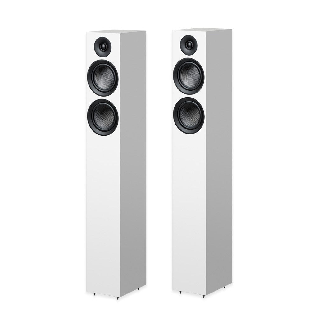 Pro-Ject Speaker Box 12 E Carbon Boxe de podea - Pereche, finisaj Satin White, imagine oficială.