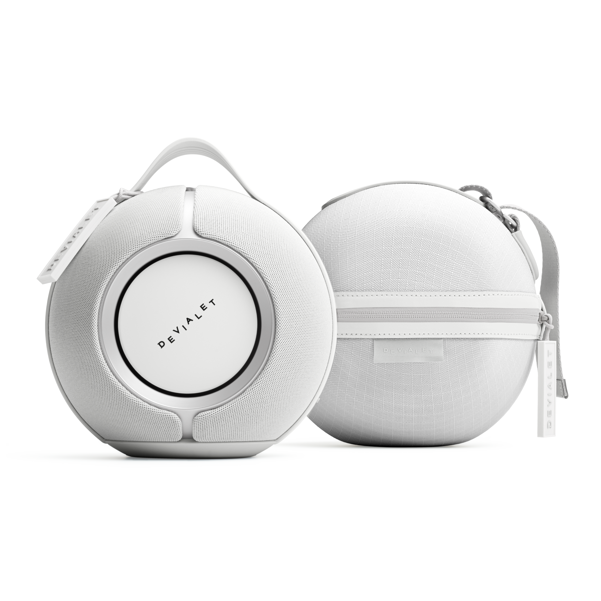 Devialet Mania Boxa activa portabila - cu dock White Mist, imagine oficiala 6.