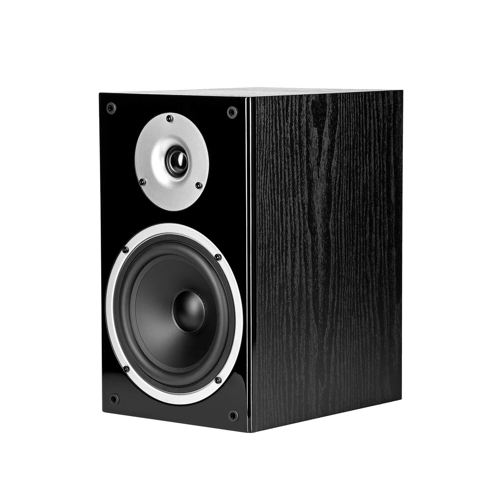 Boxa Wilson Raptor 3, culoare neagră, vedere laterală. Se observă difuzorul mare și tweeter-ul. Ideal pentru sistem audio.