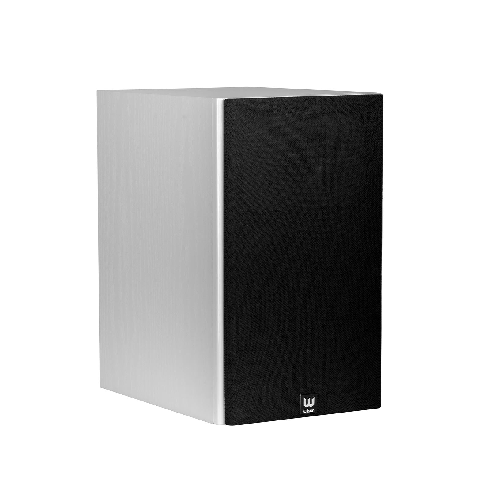 Boxa Wilson Raptor 3, culoare albă, vedere laterală. Grilaj frontal negru, logo Wilson vizibil. Ideală pentru sisteme audio.
