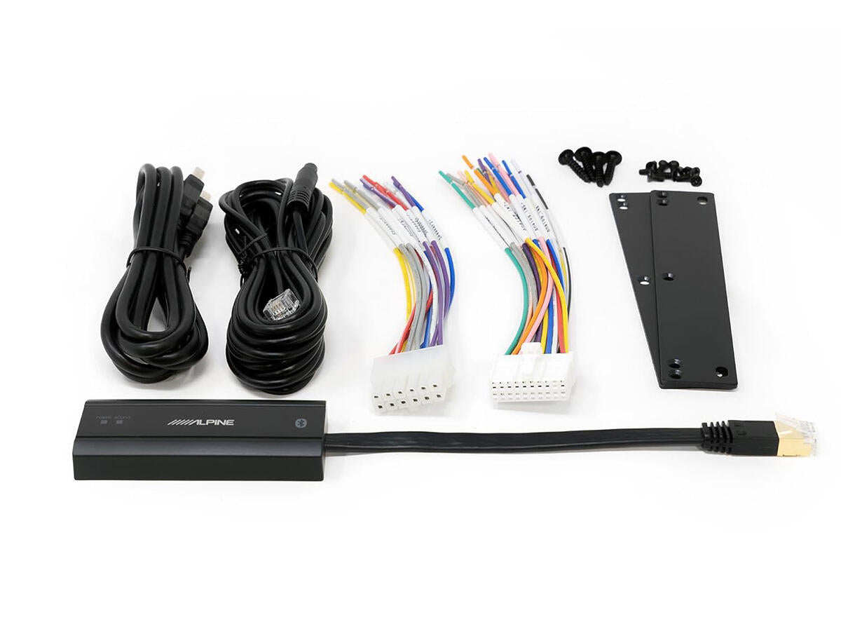 Alpine PXE-C80-88 montat într-o instalație audio auto