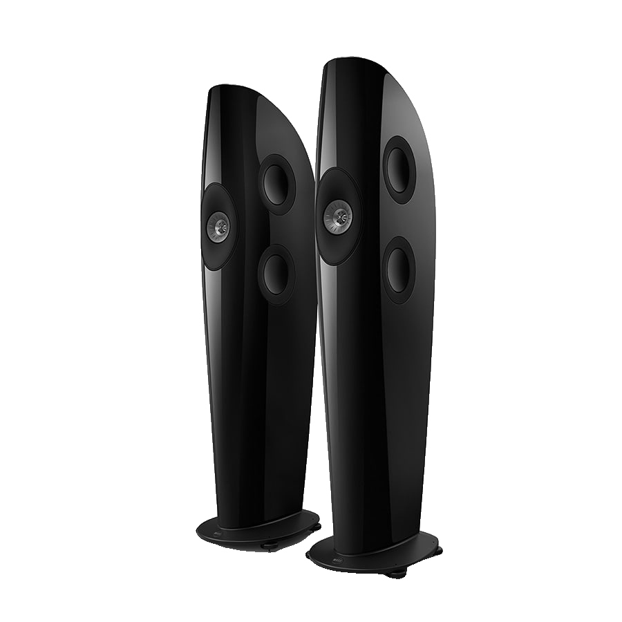KEF Blade Two Meta Boxe de podea - Pereche Piano Black / Grey, imagine oficială.