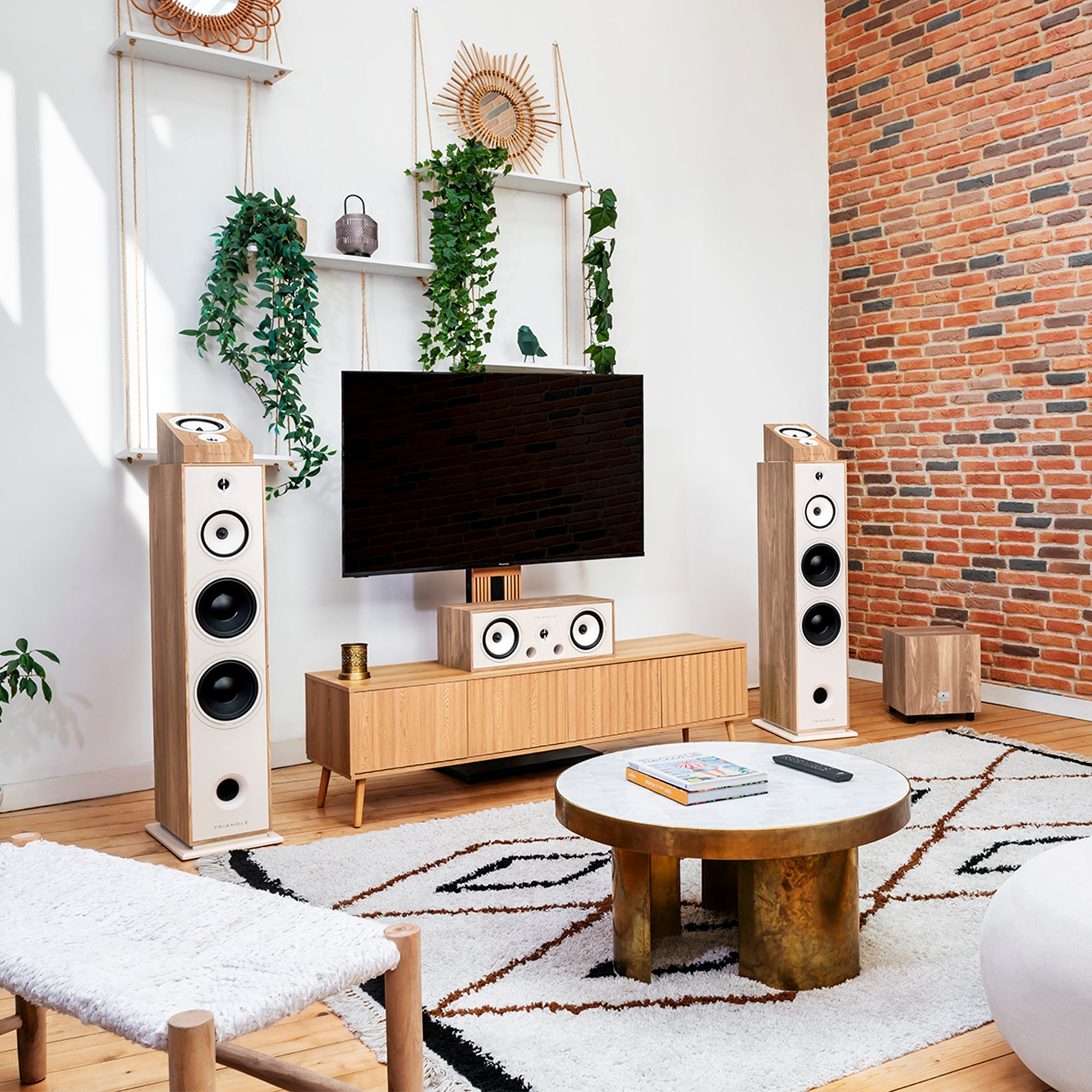 Triangle Borea BRA1 Boxe Dolby Atmos - Pereche Light Oak, imagine oficială.