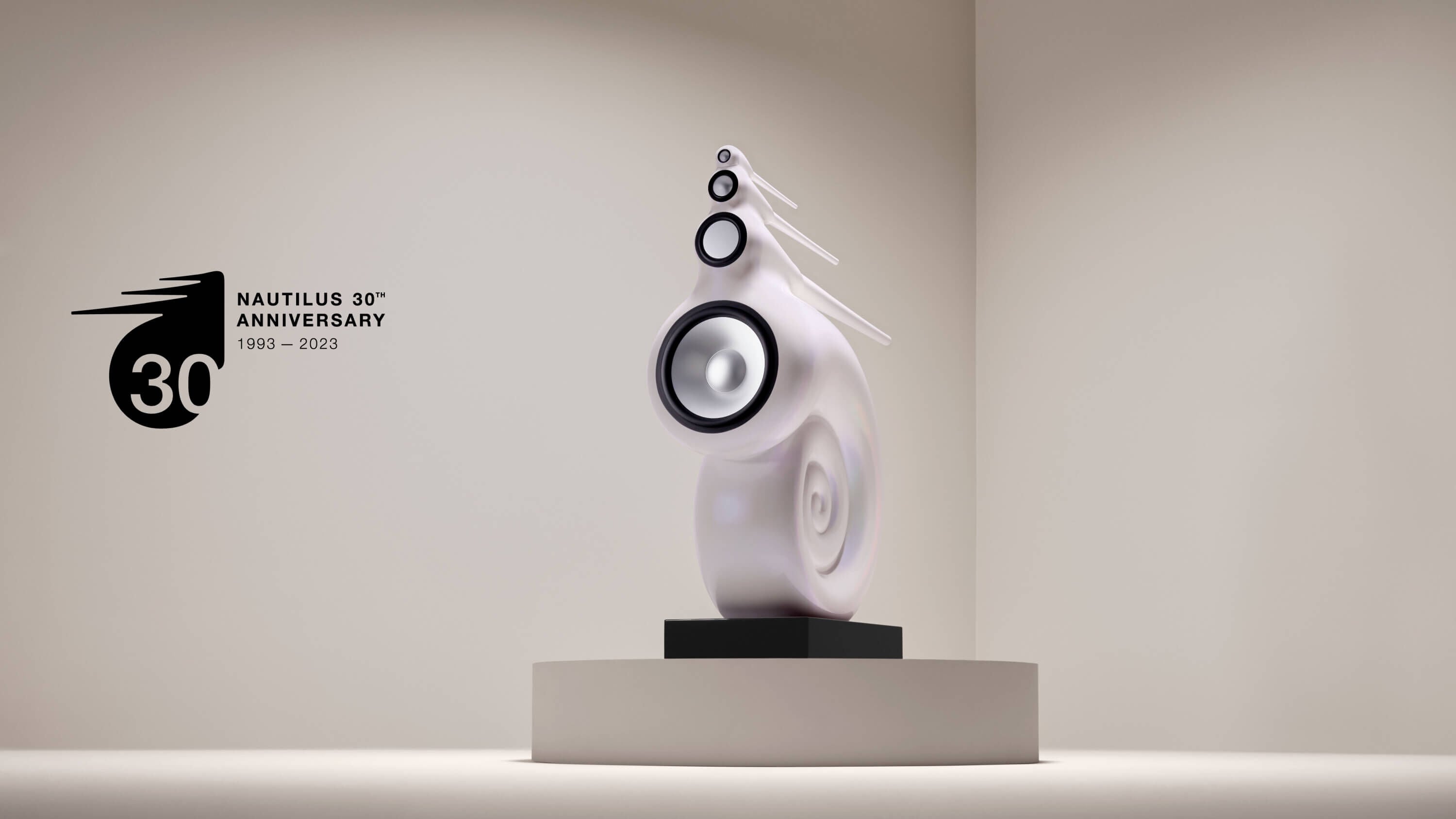 Bowers & Wilkins Nautilus Boxe de podea - Pereche White, imagine oficiala 1.