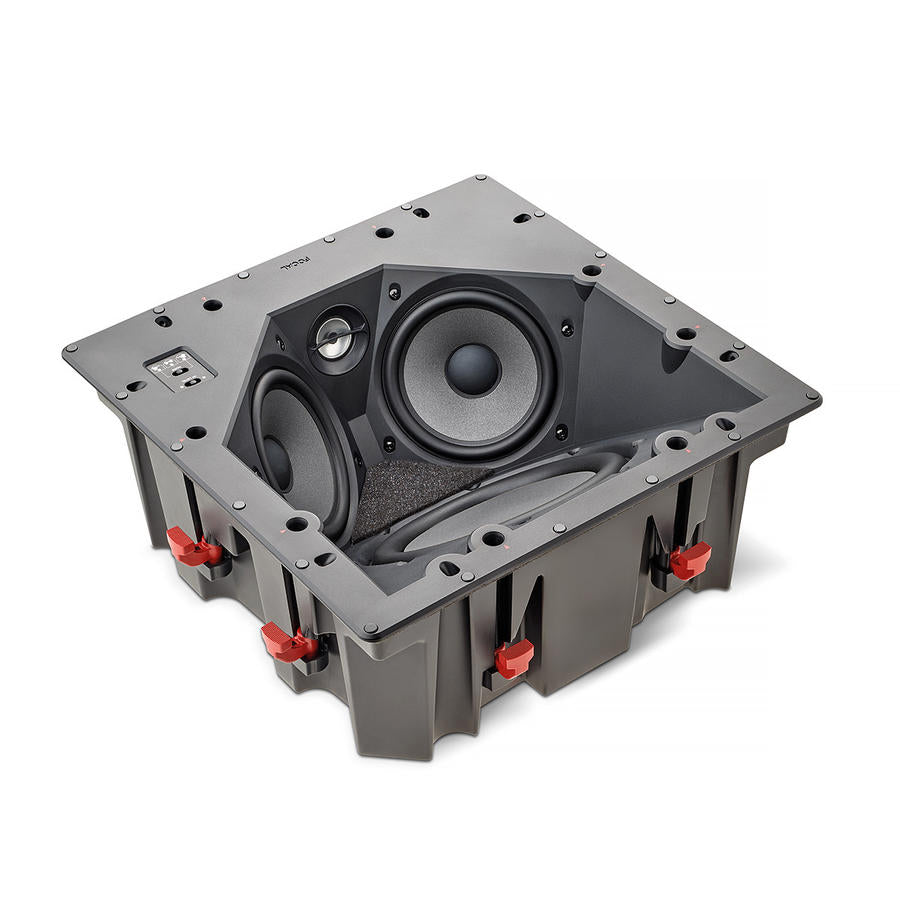 Focal 100 IC 5 LCR boxă încastrabilă în tavan – vedere frontală cu grilă