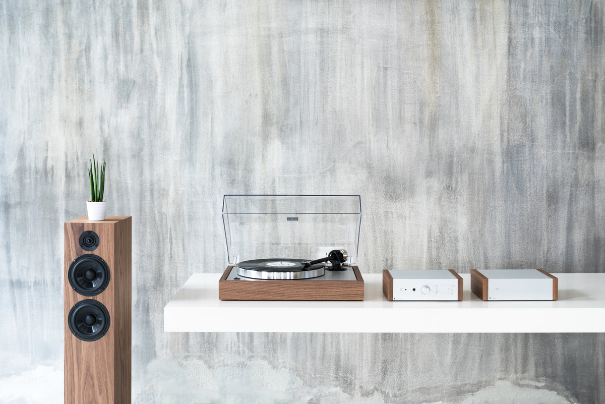 Pro-Ject Speaker Box 15 DS2 Boxe de podea - Pereche Walnut, imagine oficială.