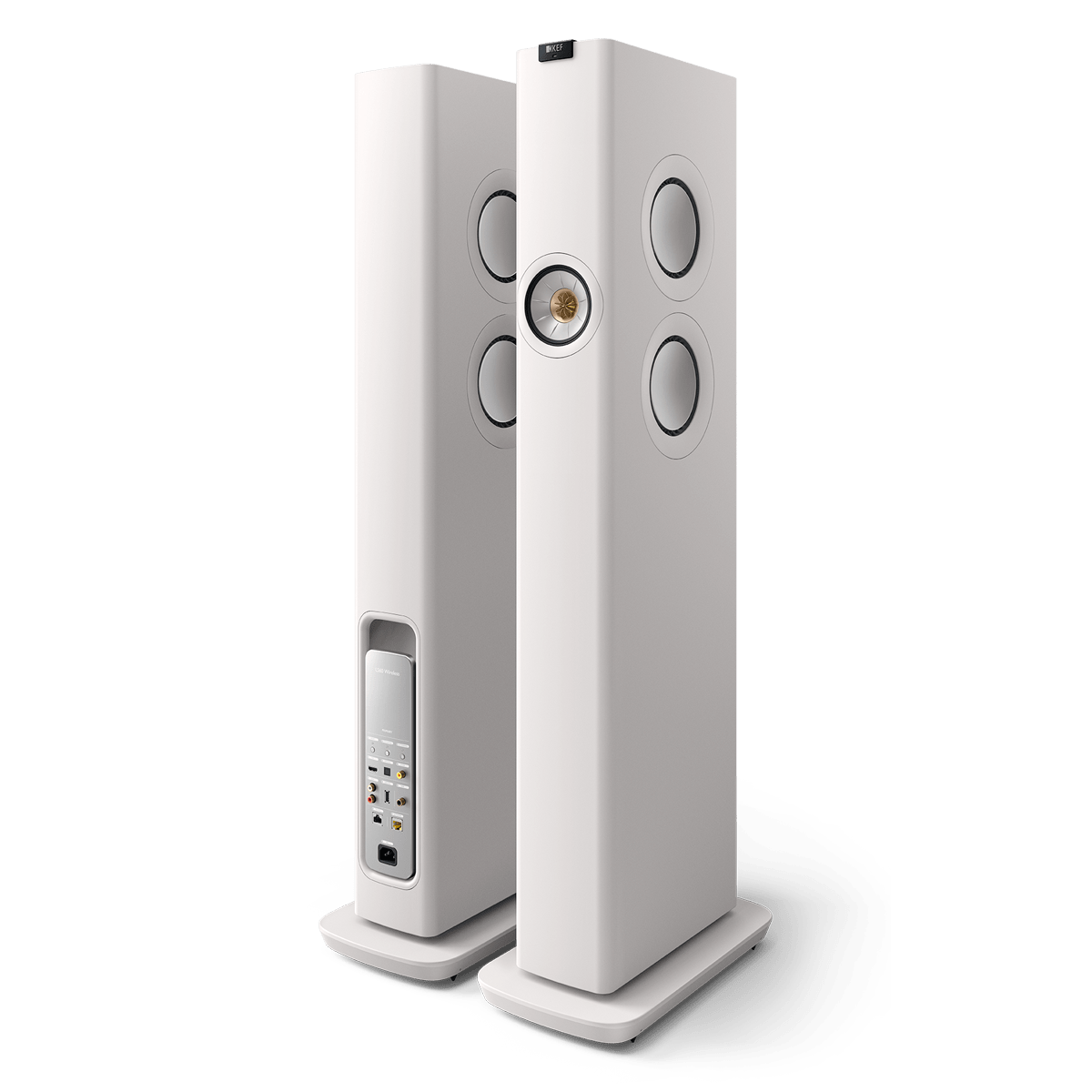 KEF LS60 Boxe active White, imagine oficială KEF 4.