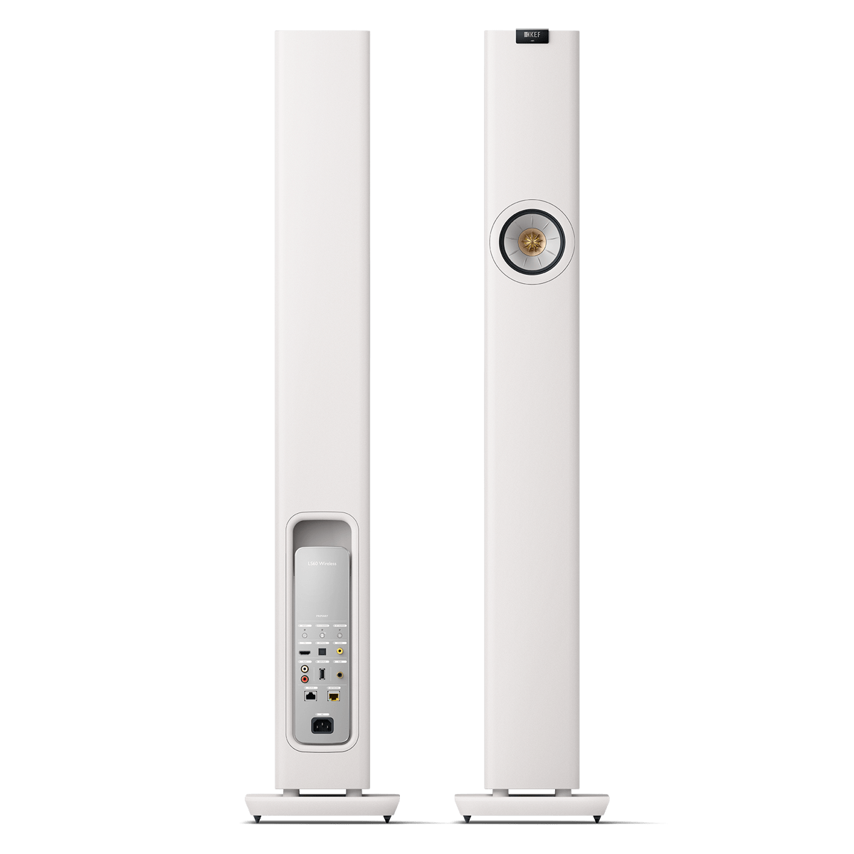 KEF LS60 Boxe active White, imagine oficială KEF 5.