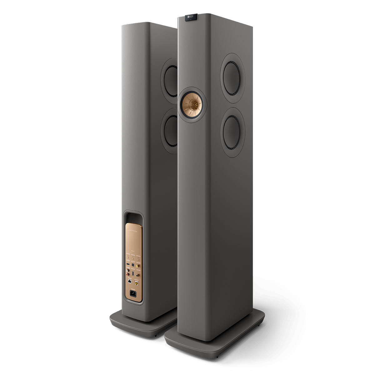 KEF LS60 Boxe active Grey, imagine oficială KEF 4.