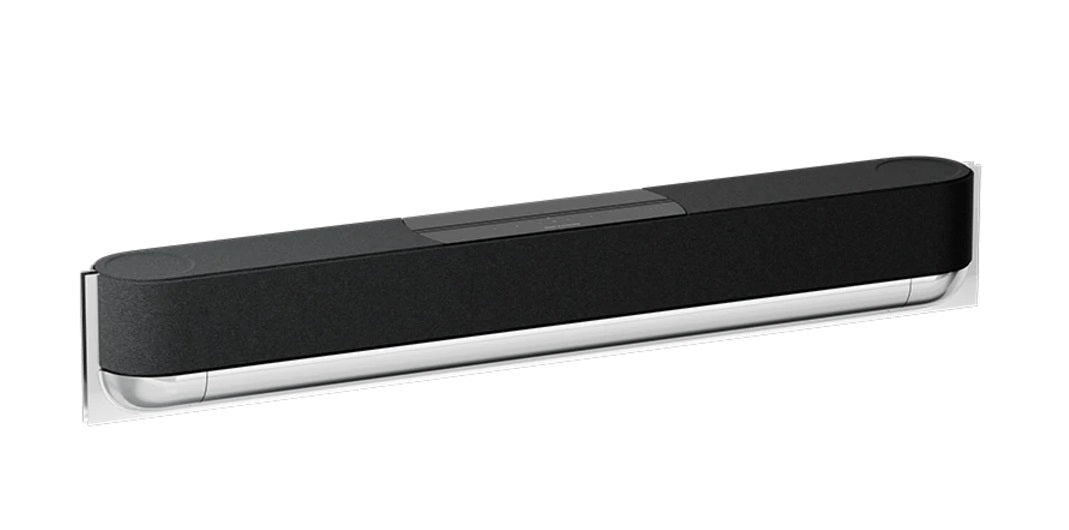 Bang & Olufsen Beosound Theatre 55 TV și soundbar - Podea motorizat Silver / Grey Melange, imagine oficială 1.#color_silver-grey-melange