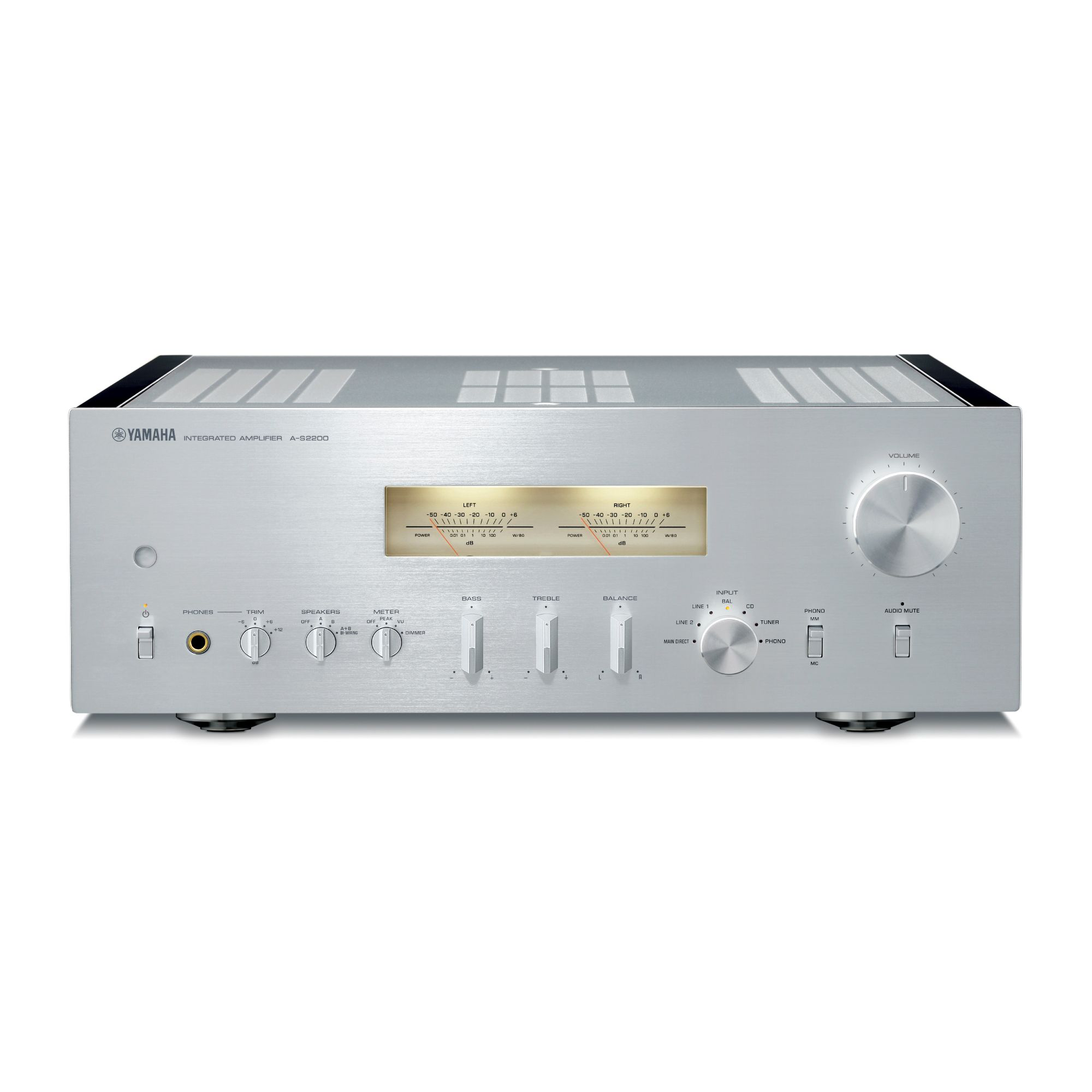 Yamaha A-S2200 Amplificator Silver, imagine oficială.
