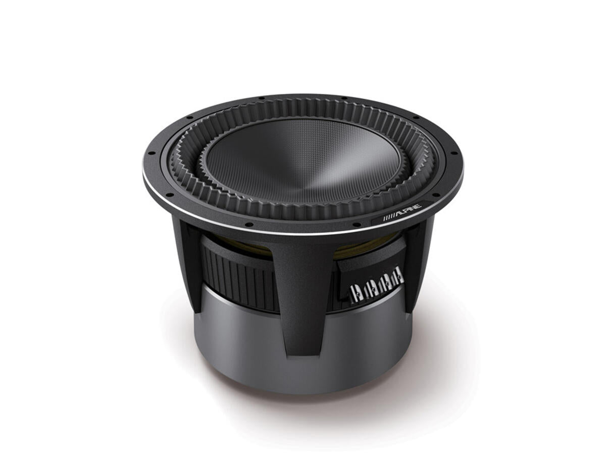 Subwoofer auto Alpine HDZ-110 de 28 cm cu membrană din fibră de carbon