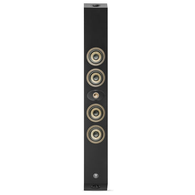 Focal On Wall 302 - boxa fără grilă, cu cele patru difuzoare Flax și tweeterul TNF