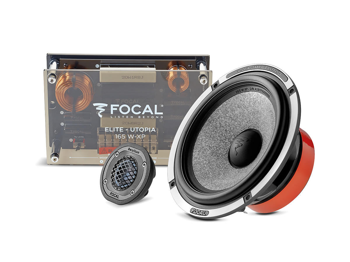 Set boxe auto Focal 165 W-XP pe 2 căi de 16.5 cm cu tweeter din beriliu